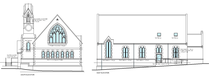 Church Conversion, Swinton, Scottish Borders Elevations)