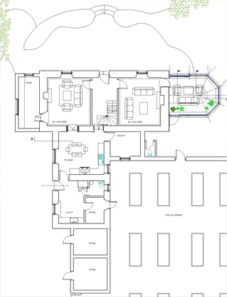 Craiglockhart, Edinburgh House Alterations (photograph 2 - hall and stair 